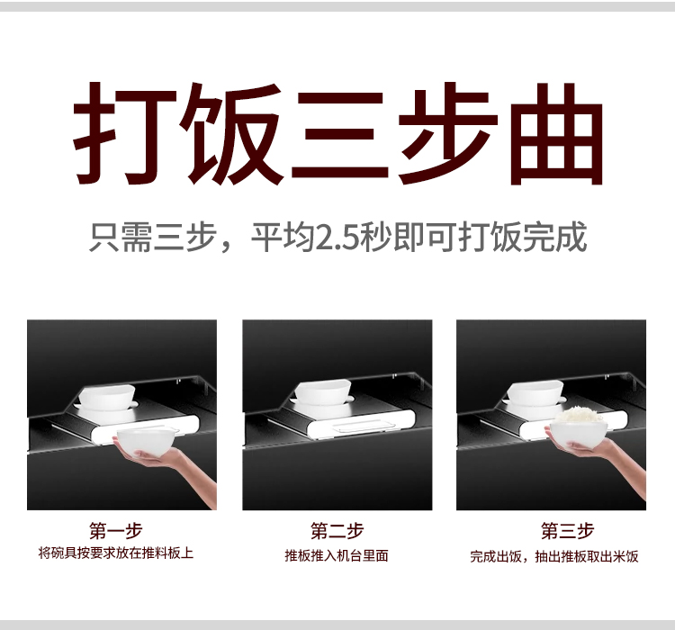 智能打飯機(jī)步驟